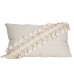 Coussin Romimex Blanc Pompons 30 x 10 x 50 cm