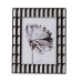 Photo frame Romimex White Black Glass 15 x 20 x 1 cm