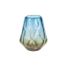 Blumenvase Romimex Blau Bernstein Glas 27 x 23 x 27 cm