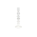 Candleholder Romimex Transparent Glass 9 x 27 x 9 cm