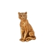 Decorative Figure Romimex Golden Resin Tiger 15 x 21 x 9 cm