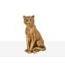 Decorative Figure Romimex Golden Resin Tiger 15 x 21 x 9 cm