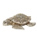 Decoratieve figuren Romimex Zilverkleurig Hars Schildpad 25 x 8 x 21 cm