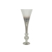 Vase Alexandra House Living Transparent Argenté verre 25 x 80 x 25 cm