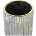 Vase Alexandra House Living Grau Gold aus Keramik 13 x 13 x 34 cm