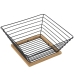 Obstschale Alexandra House Living Metall 25 x 25 x 10 cm