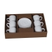 Juego de 6 Tazas de Café Alexandra House Living Porcelana 90 ml