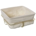 Cestino per il Pane Alexandra House Living Bianco Metallo 21 x 10 x 21 cm