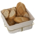 Cestino per il Pane Alexandra House Living Bianco Metallo 21 x 10 x 21 cm