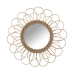 Miroir mural Alexandra House Living osier Fibre naturelle 2 x 45 x 45 cm Rond