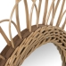 Wall mirror Alexandra House Living wicker Natural Fibre 2 x 45 x 45 cm Circular