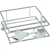 Servilletero de mesa Alexandra House Living Plateado Metal 22 x 7 x 19 cm