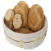 Bread Basket Alexandra House Living White Metal 21 x 10 x 21 cm