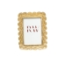 Photo frame Romimex Golden Resin 10 x 15 x 2 cm