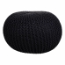 Pouffe Alexandra House Living Black polystyrene 45 x 30 x 45 cm