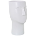 Vase Alexandra House Living White Ceramic Face 17 x 18 x 38 cm