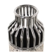 Vase Alexandra House Living Silver Granite Ceramic 12 x 12 x 32 cm