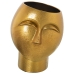 Vaso Alexandra House Living Dourado Cerâmica Face 20 x 20 x 29 cm