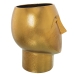 Vaso Alexandra House Living Dourado Cerâmica Face 20 x 20 x 29 cm