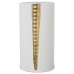 Vaso Alexandra House Living Branco Dourado Cerâmica 16 x 16 x 29 cm