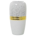 Vaso Alexandra House Living Bianco Argentato Ceramica 15 x 30 cm