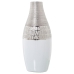 Vase Alexandra House Living Silberfarben aus Keramik 13 x 14 x 30 cm