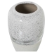 Vase Alexandra House Living Blanc Argenté Céramique 13 x 20 cm