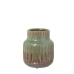 Vase Alexandra House Living Brown Green Ceramic 14 x 14 x 18 cm