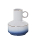 Vază Alexandra House Living Albastru Alb Ceramică 14 x 14 x 18 cm Cu mâner