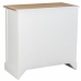 Entrebrod med skuffer Alexandra House Living Hvid Brun Zink Legering Træ MDF 39 x 80 x 82 cm