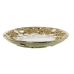 Centro de mesa Alexandra House Living Branco Dourado Cerâmica 5 x 27 x 26 cm