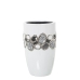 Vaso Alexandra House Living Bianco Argentato Ceramica 14 x 14 x 21 cm