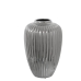 Vase Alexandra House Living Silberfarben aus Keramik 21 x 21 x 32 cm