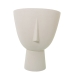 Vase Alexandra House Living Beige aus Keramik Gesichtet 27 x 27 x 35 cm