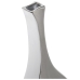 Vase Alexandra House Living White Silver Ceramic 7 x 15 x 33 cm