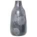 Vase Alexandra House Living Silberfarben aus Keramik Antiker Finish 17 x 18 x 39 cm