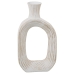 Vase Alexandra House Living White Golden Ceramic 11 x 27 x 47 cm