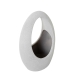 Vaso Alexandra House Living Bianco Ceramica 13 x 23 x 33 cm Cesto