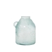 Vase af genbrugsglas Alexandra House Living Hvid Krystal 18 x 18 x 23 cm