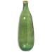 Floor vase Alexandra House Living Green Golden Crystal 25 x 25 x 70 cm