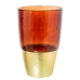 Vase Alexandra House Living Braun Gold Kristall 41 x 39 x 27 cm