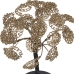 Decorative Figure Alexandra House Living Black Golden Metal Tree 18 x 18 x 29 cm