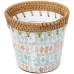 Grondlegger Alexandra House Living Multicolour Rotan Parelmoer Afgedrukt 18 x 14 x 18 cm