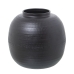 Vase Alexandra House Living Svart Metall 23 x 23 x 23 cm