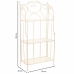 Estantería Alexandra House Living Blanco Metal Hierro 30 x 70 x 30 cm