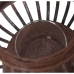 Lantern Alexandra House Living Brown wicker 21 x 27 x 21 cm Candleholder