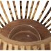 Lantern Alexandra House Living Brown wicker 21 x 27 x 21 cm Candleholder