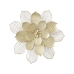 Decoración de Pared Alexandra House Living Dorado Metal Flor 49,5 x 45 x 4 cm