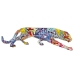 Decoratieve figuren Alexandra House Living Multicolour Plastic Panter Graffiti 14 x 46 x 16 cm