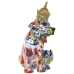 Decoratieve figuren Alexandra House Living Multicolour Plastic Hond Kroon 16 x 20 x 27 cm